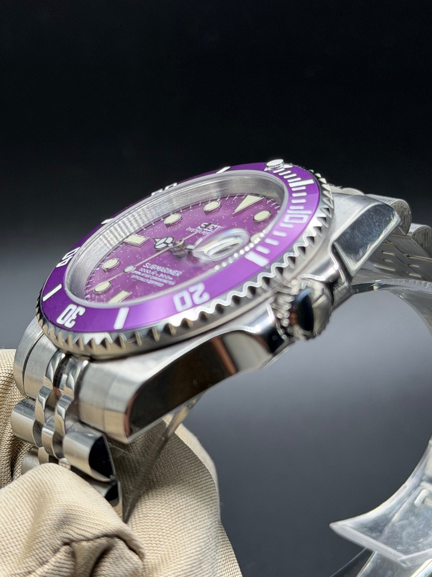 Seiko Submariner Mod ‘Purple’  40mm