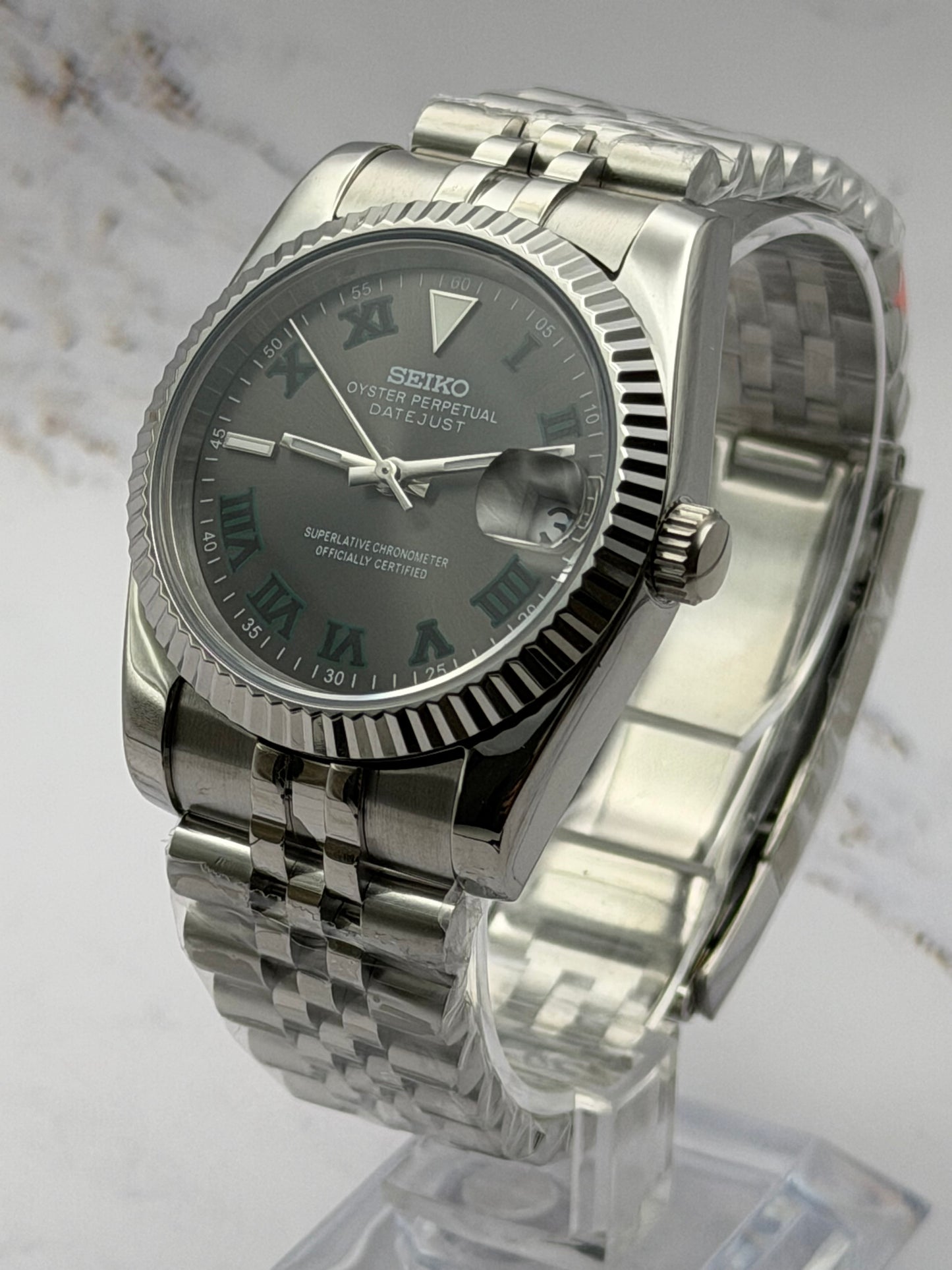 Seiko Date-just mod ‘Wimbledon Dial’ 36/39