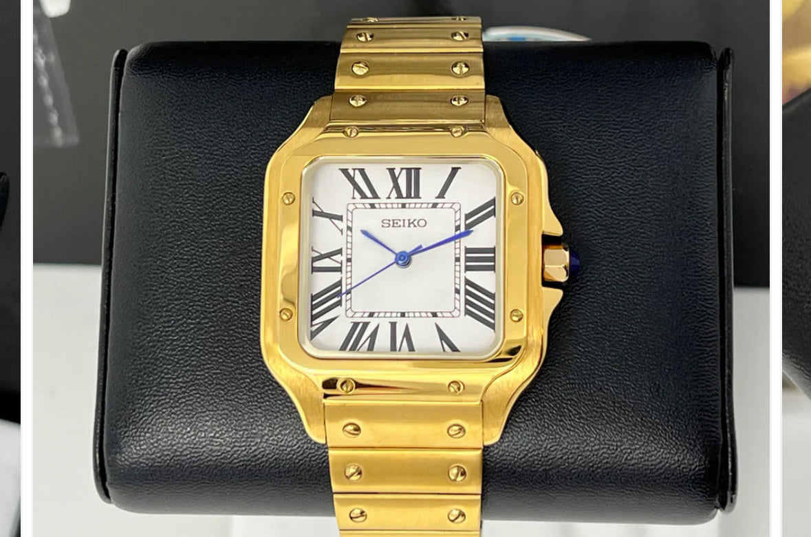Seiko Santos Mod ‘Full Gold’ 39