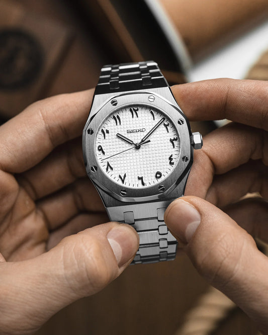 Seiko Royal Oak Mod ‘White Arabic Dial’ 41