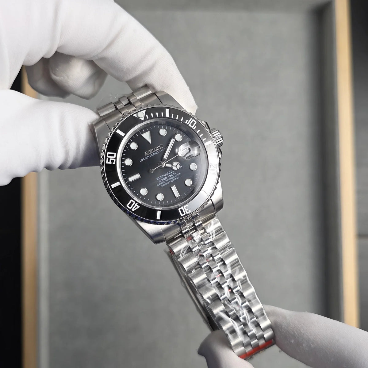 Seiko Submariner Mod ‘Black Dial-Jubilee’ 40