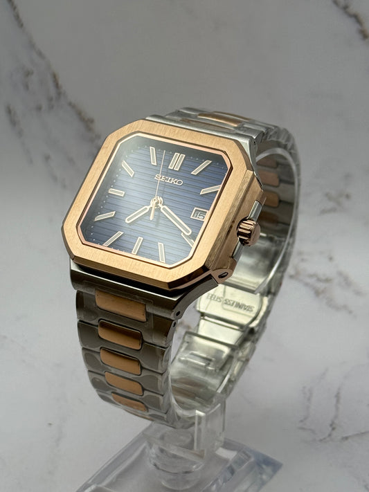 Seikonaut Cubitus Mod Two-Tone Blue dial 42mm