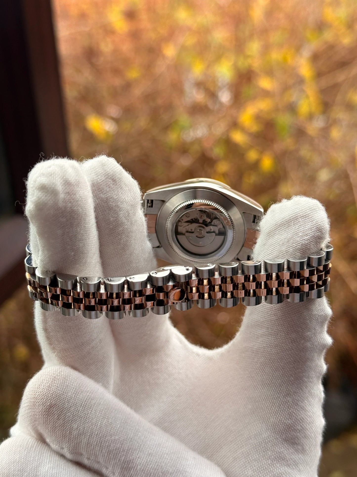 Seiko Ladies Date-just Mod ‘Rose Gold- Roman Chocolate Dial’ 31mm