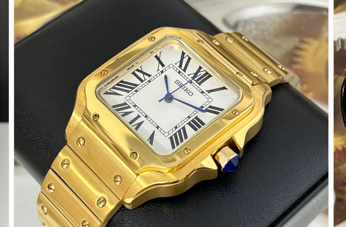 Seiko Santos Mod ‘Full Gold’ 39