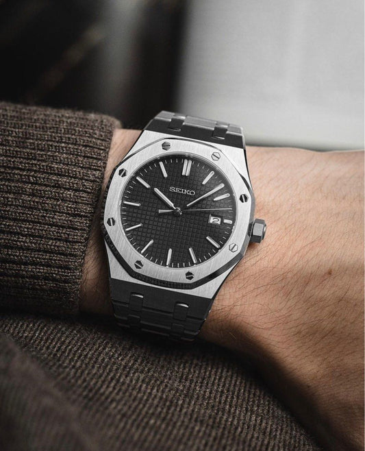 Seiko Royal Oak Mod ‘Black Dial’ 41