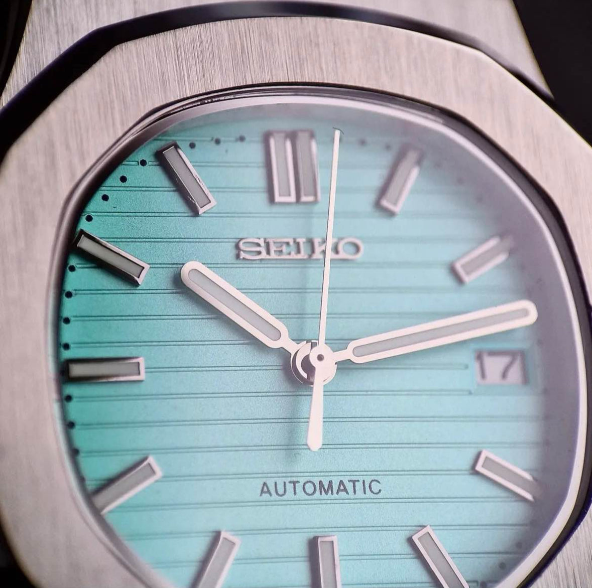 Seiko Nautilus Mod ‘Tiffany Blue Dial’ 40