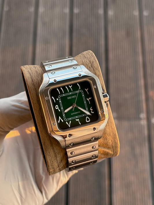 Seiko Santos Mod ‘Arabic Green Dial’ 39