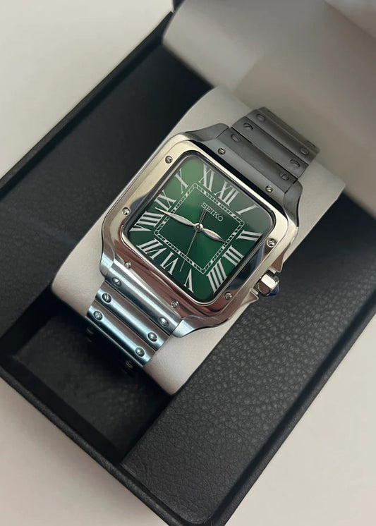 Seiko Santos Green Dial 39