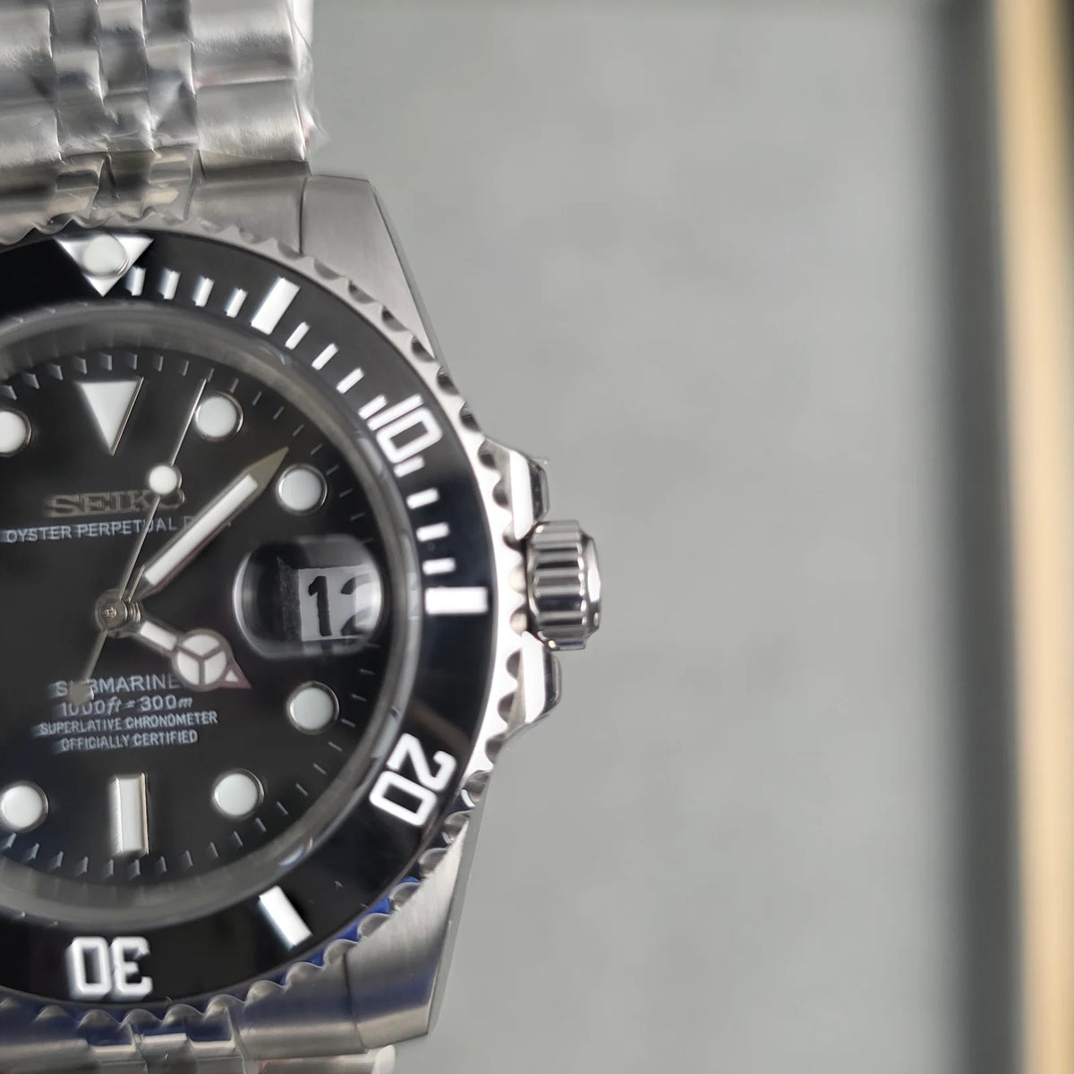 Seiko Submariner Mod ‘Black Dial-Jubilee’ 40