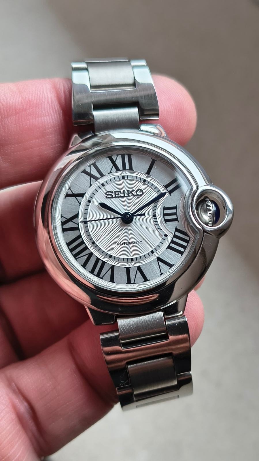 Seiko mod ‘Ballon Bleu- No Date’ Ladies 33mm