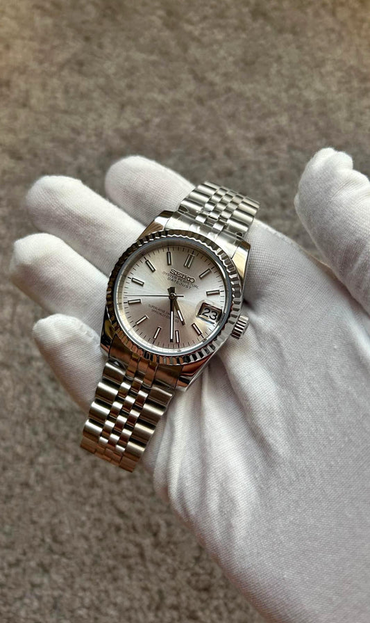 Silver Seiko Datejust 36