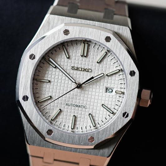 Seiko Royal Oak Mod ‘White Dial’ 41
