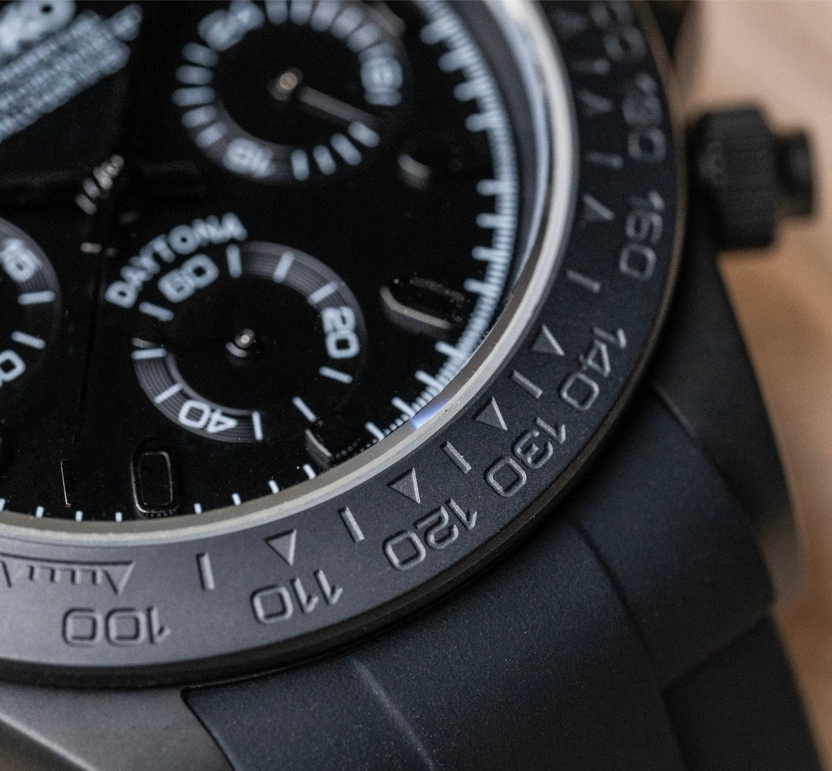 Seiko Daytona Mod ‘All Black Everything’ 40