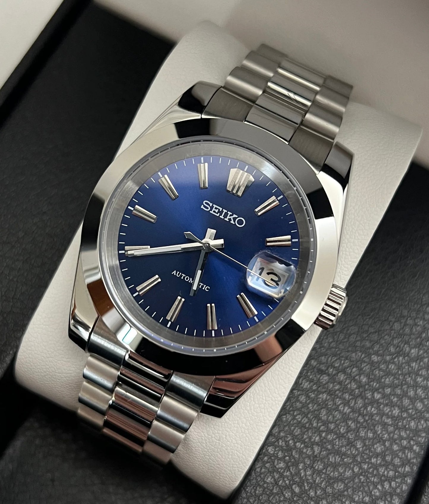 Seiko Date-just Mod ‘Blue Dial’ 39mm
