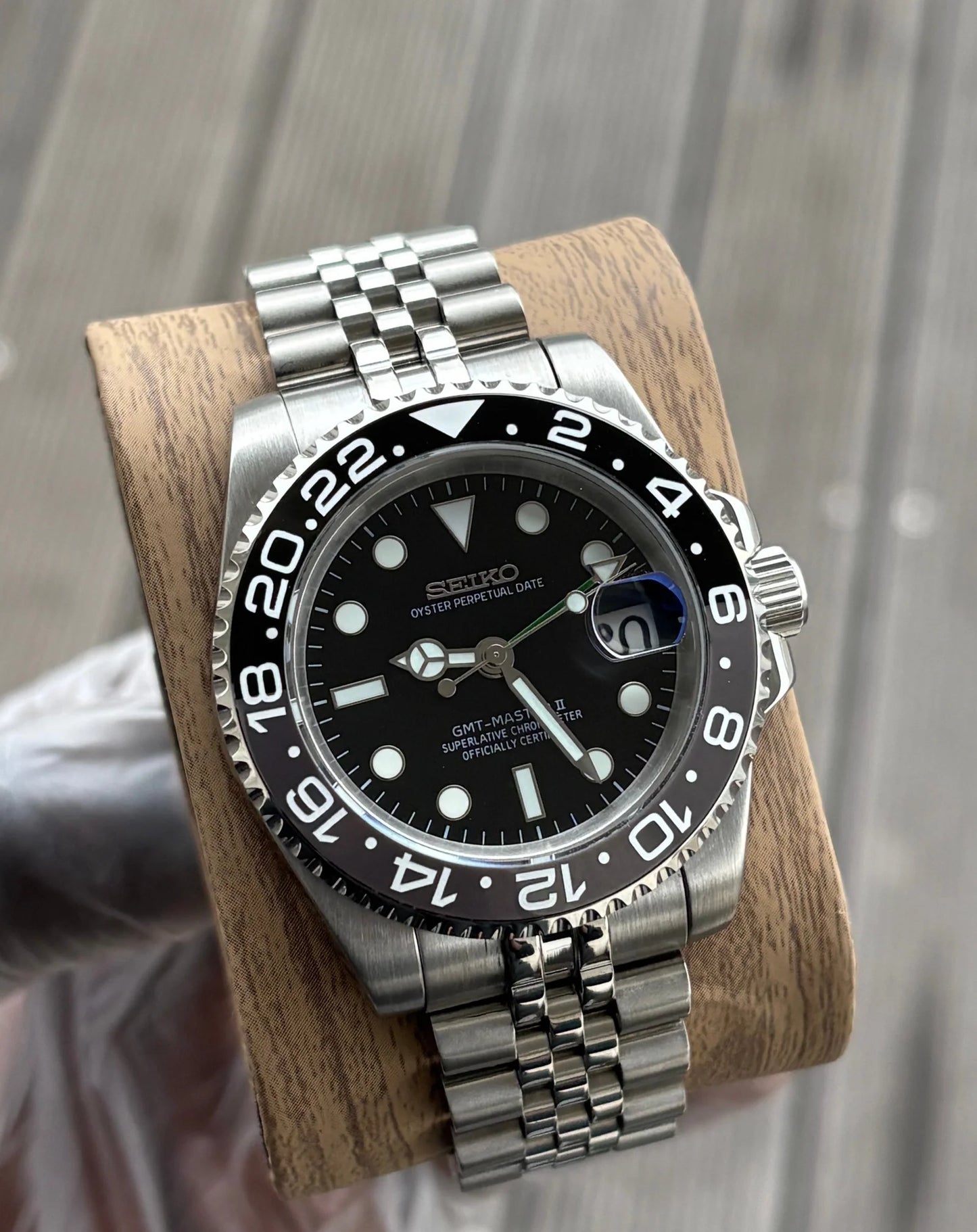 Seiko GMT- Master II Mod ‘Bruce Wayne’ 40