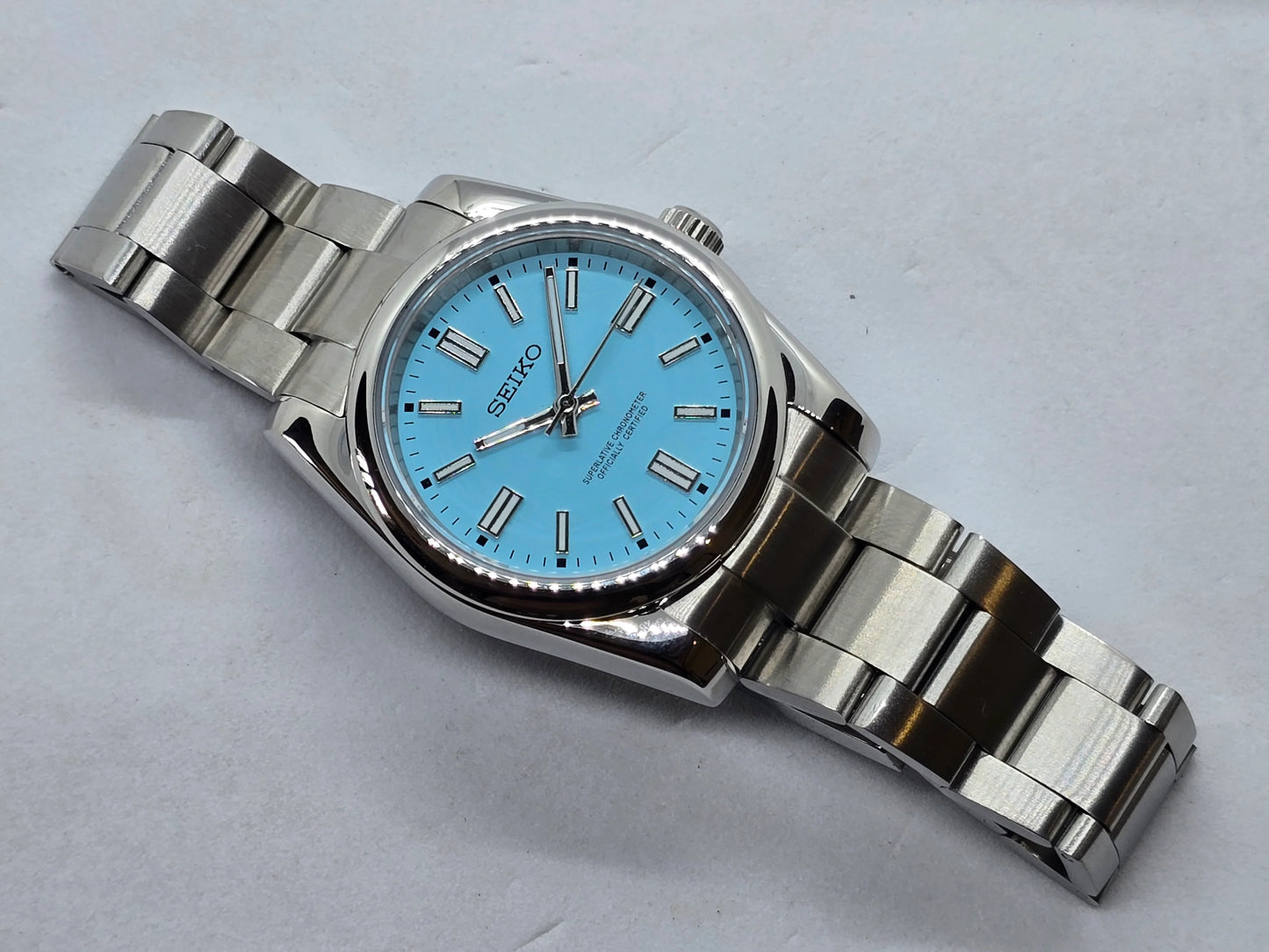 Seiko Oyster Perpetual ‘Tiffany Blue’ 36/39