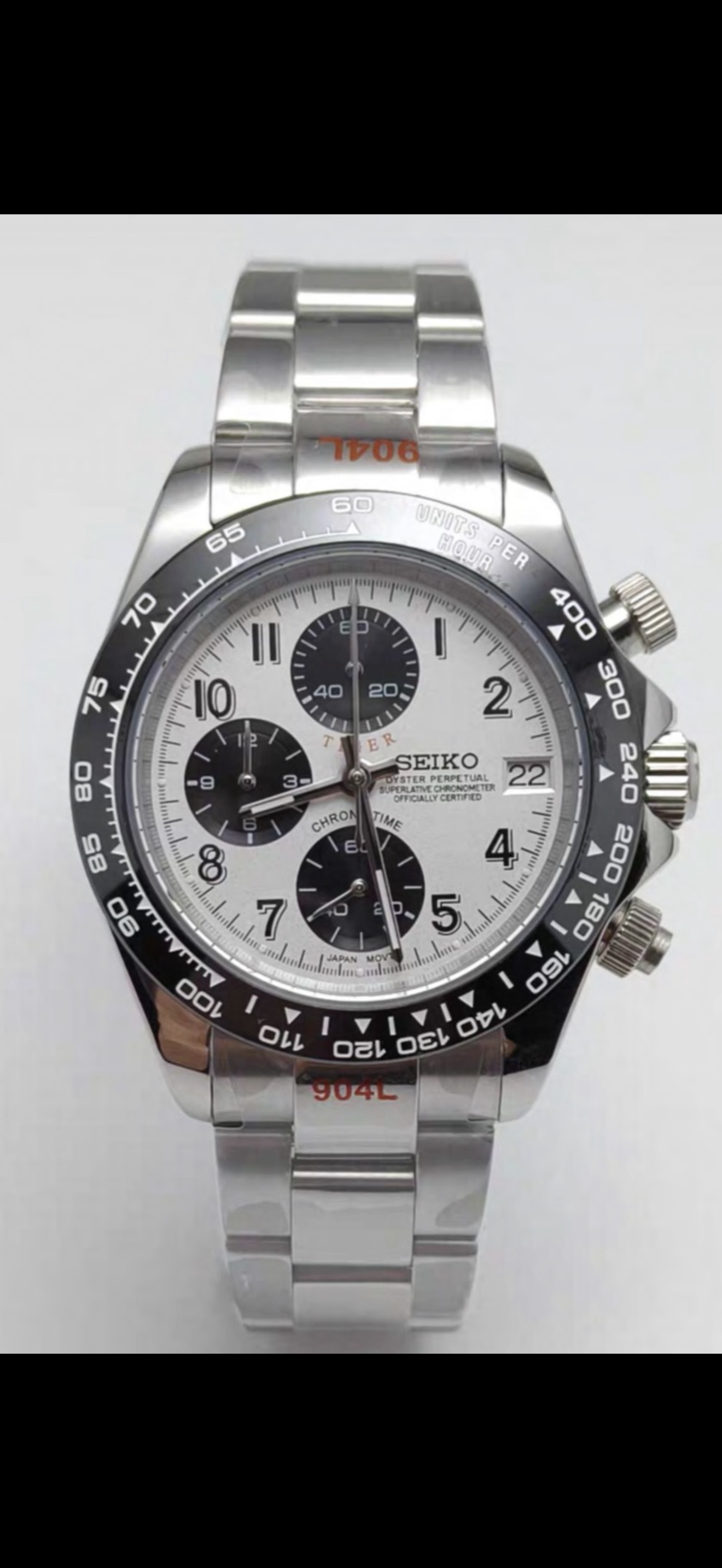 Seiko Daytona Mod ‘Alternative Panda Dial’ 40