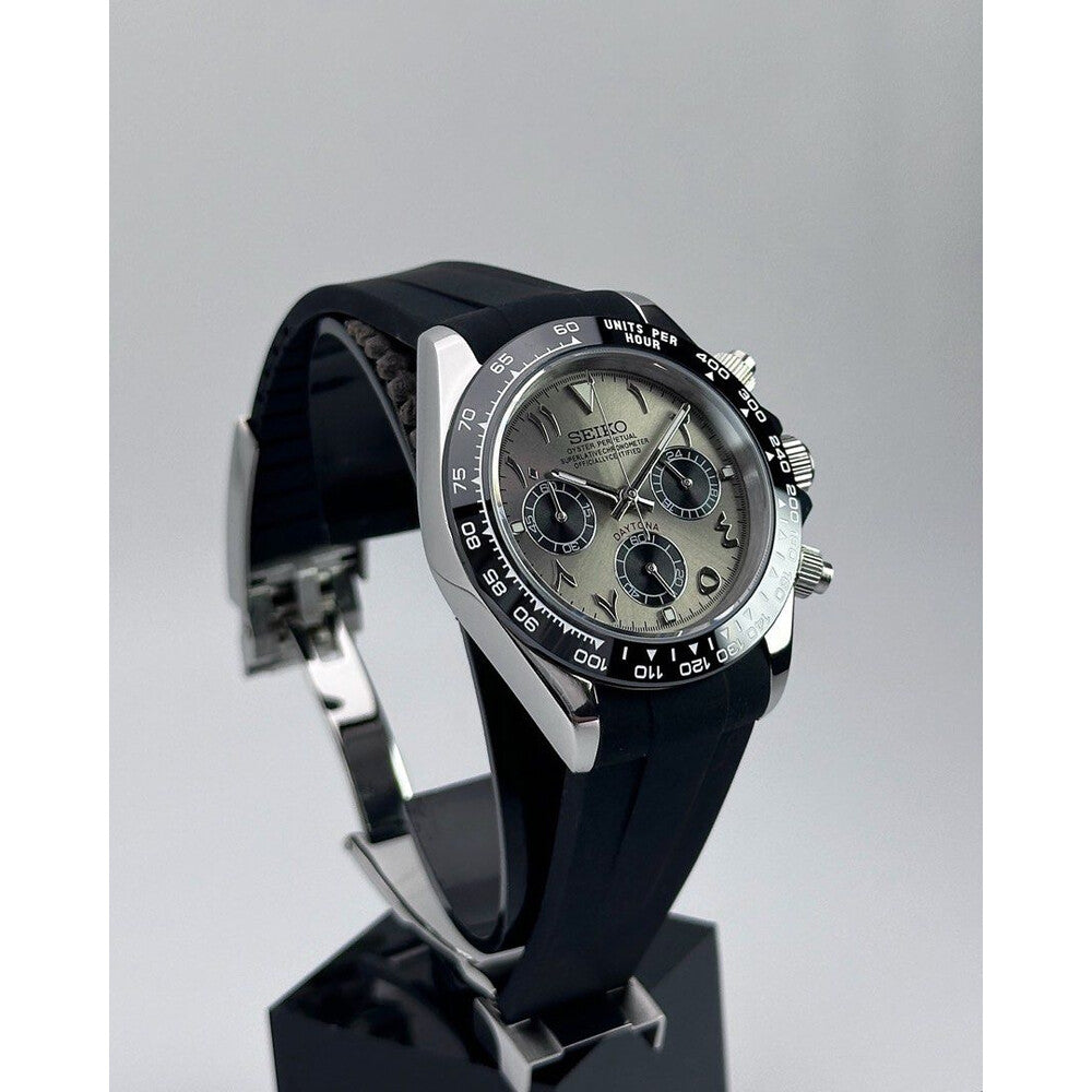Seiko Daytona ‘Ghost Arabic Dial Rubber Strap’ 40