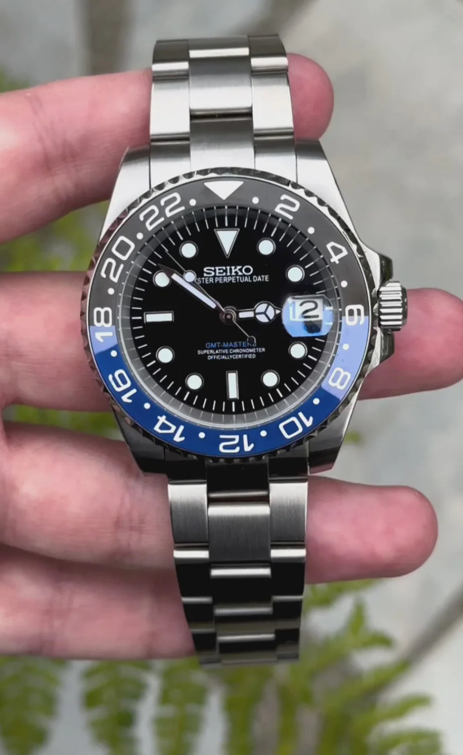 Batman Seiko GMT-Master II 40