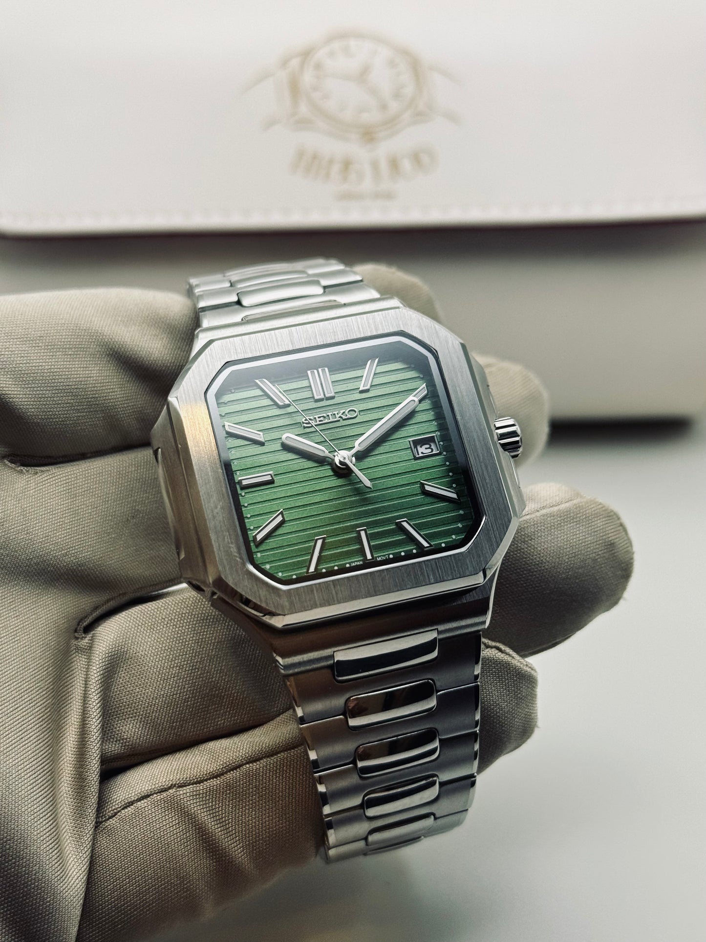 ‘Seikonaut Cubitus’ Mod Green Dial 42mm