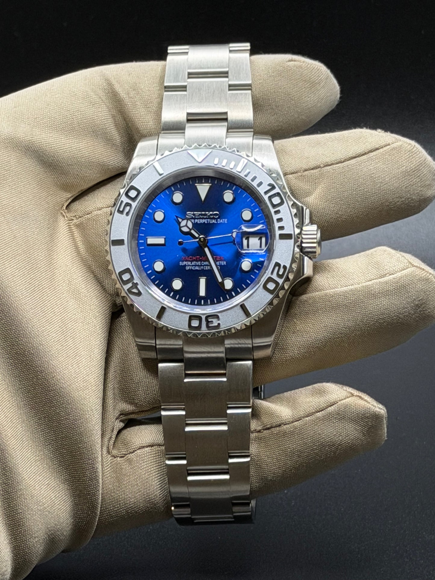Seiko Yachtmaster Mod ‘Captain America’ 40