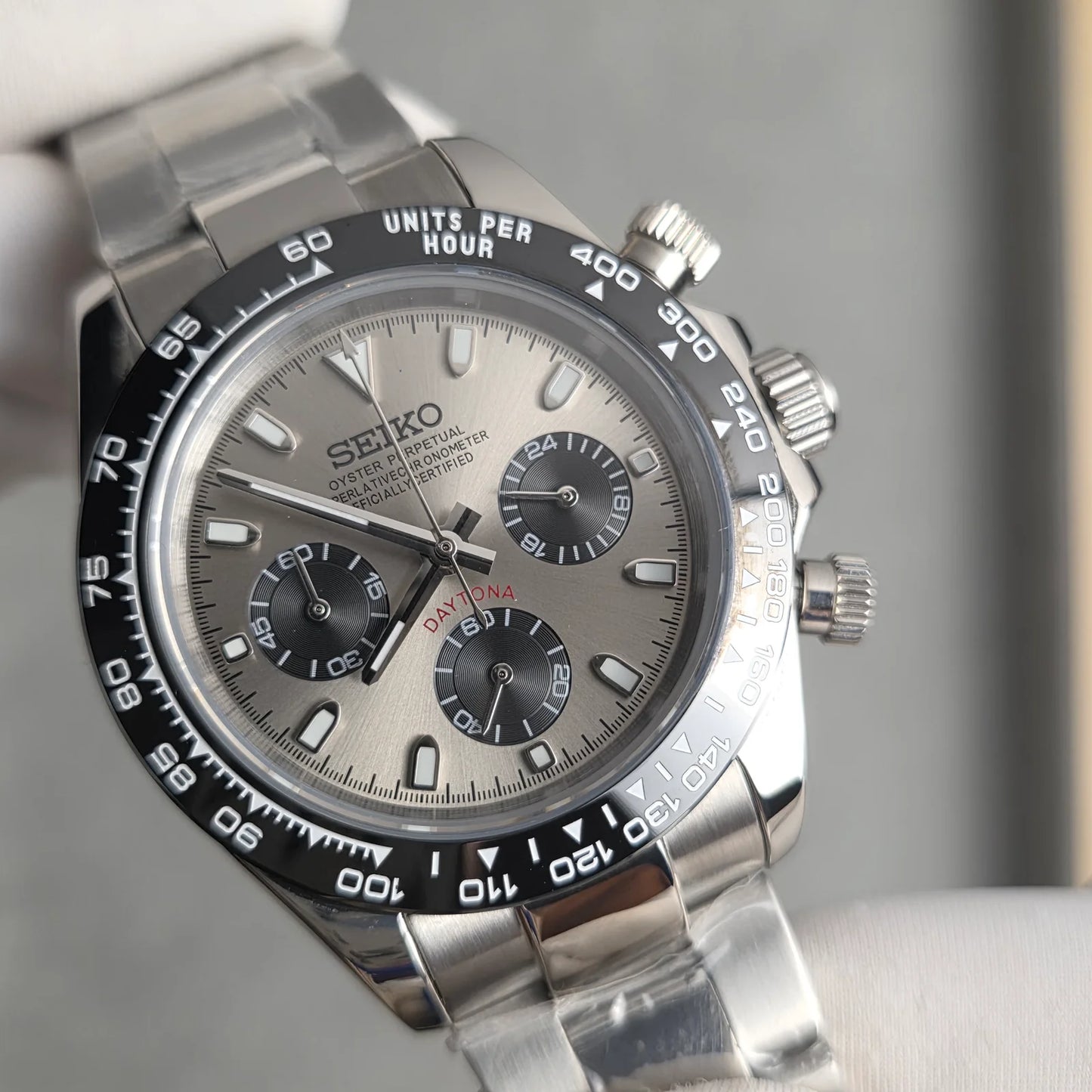 Seiko Daytona Mod ‘Ghost’ 40mm