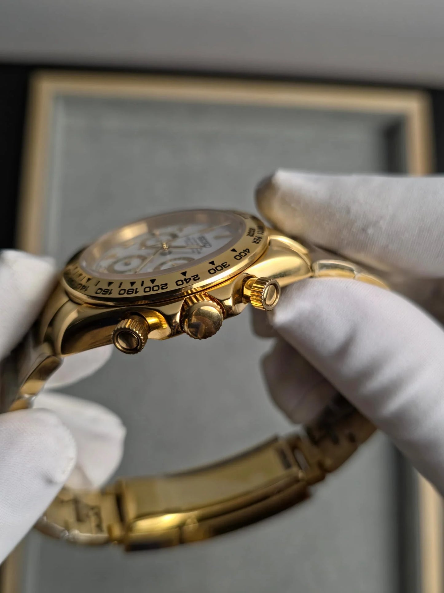 Seiko Daytona Gold ‘Arabic White Dial’ 40