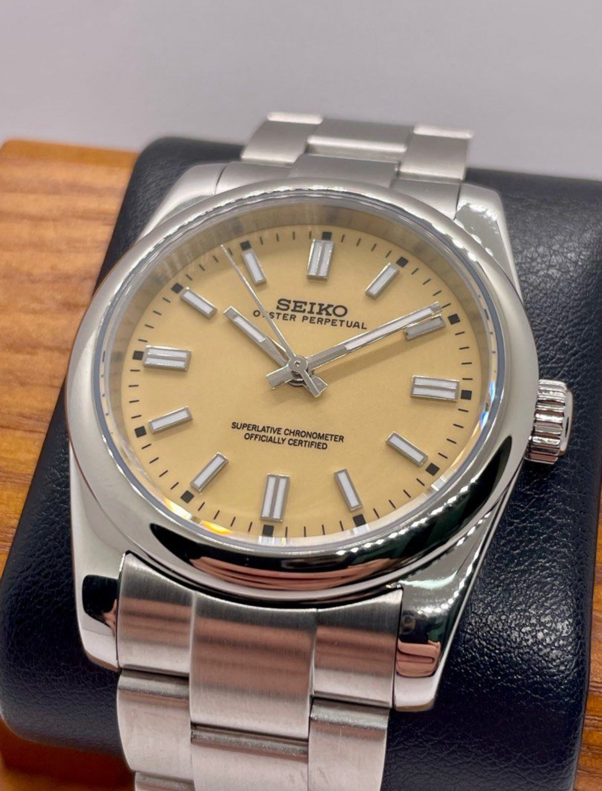 Seiko Oyster Perpetual Mod ‘Yellow Dial’ 36/39