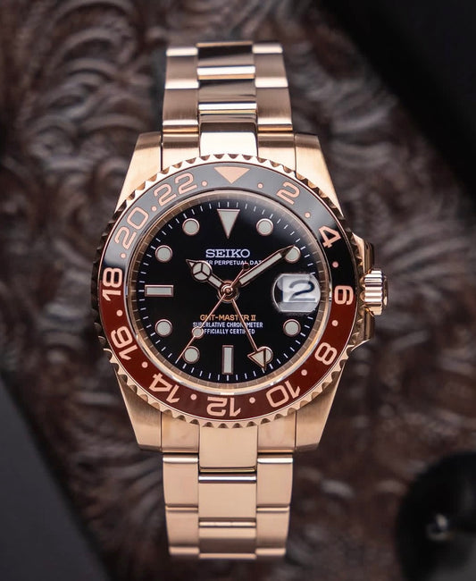Seiko GMT-Master II Mod Rose Gold ‘Rootbeer’ 40