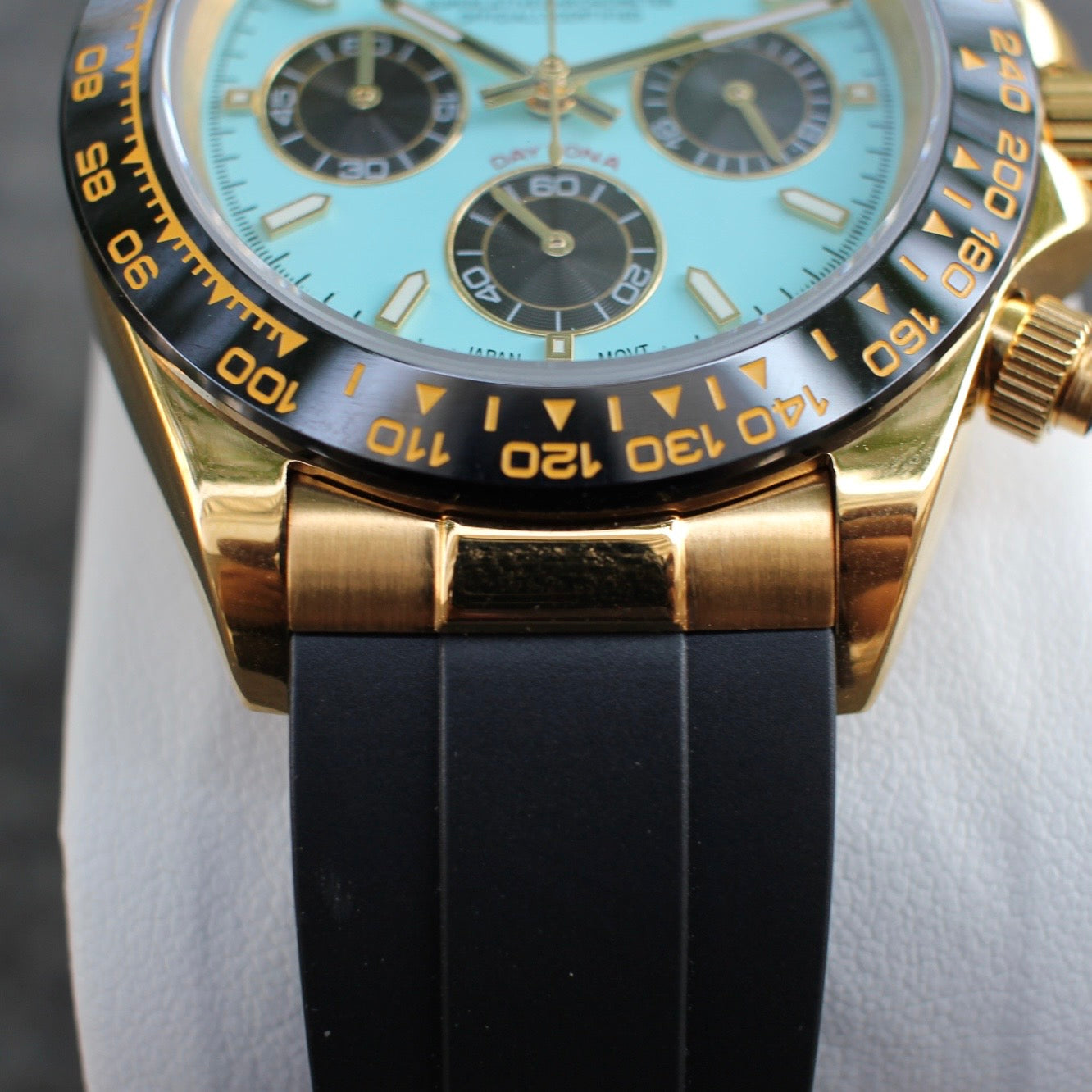 Seiko Daytona Mod Gold Oyster-flex ‘Tiffany Dial’ 40