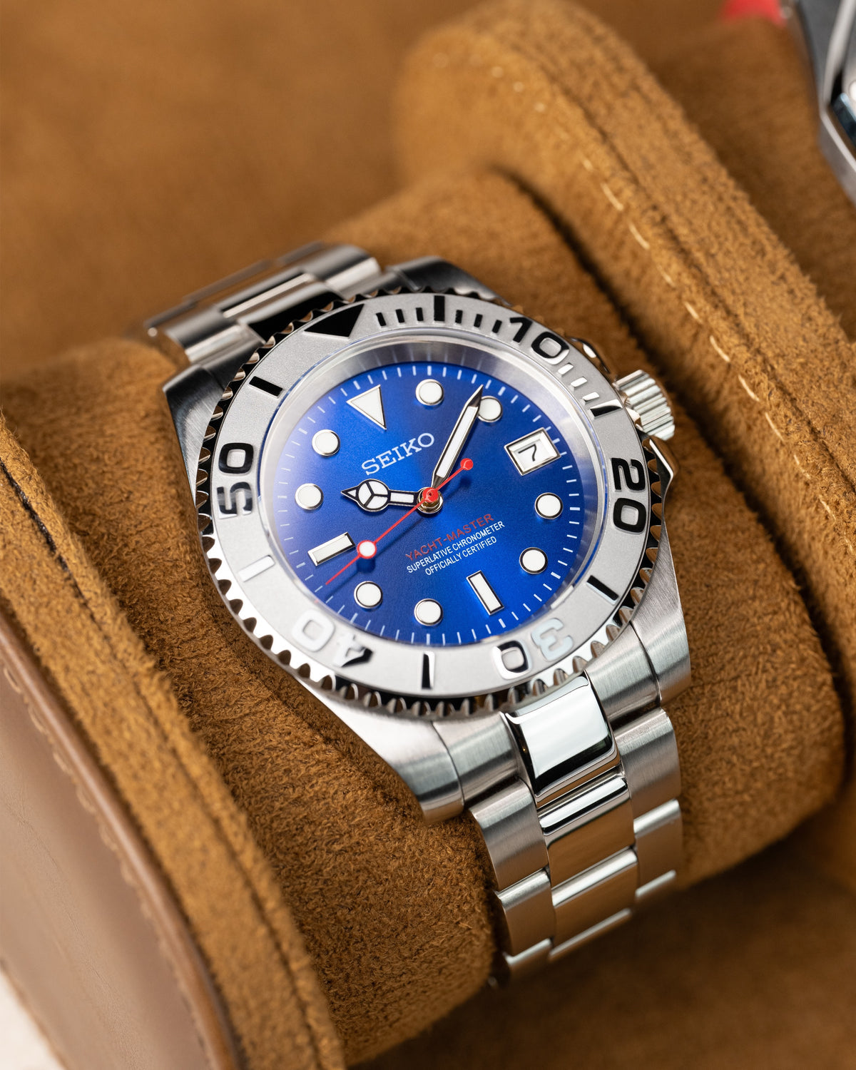 Seiko Yachtmaster Mod ‘Captain America’ 40