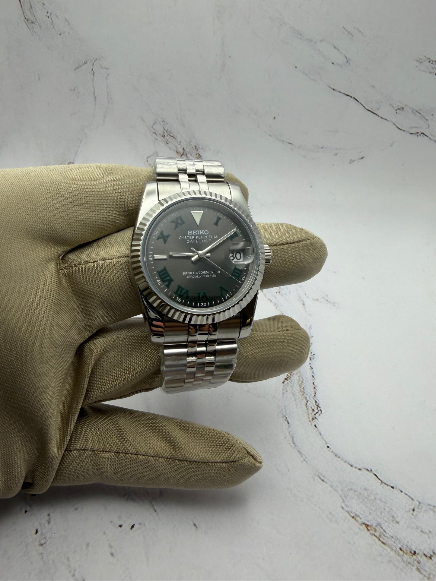 Seiko Date-just mod ‘Wimbledon Dial’ 36/39