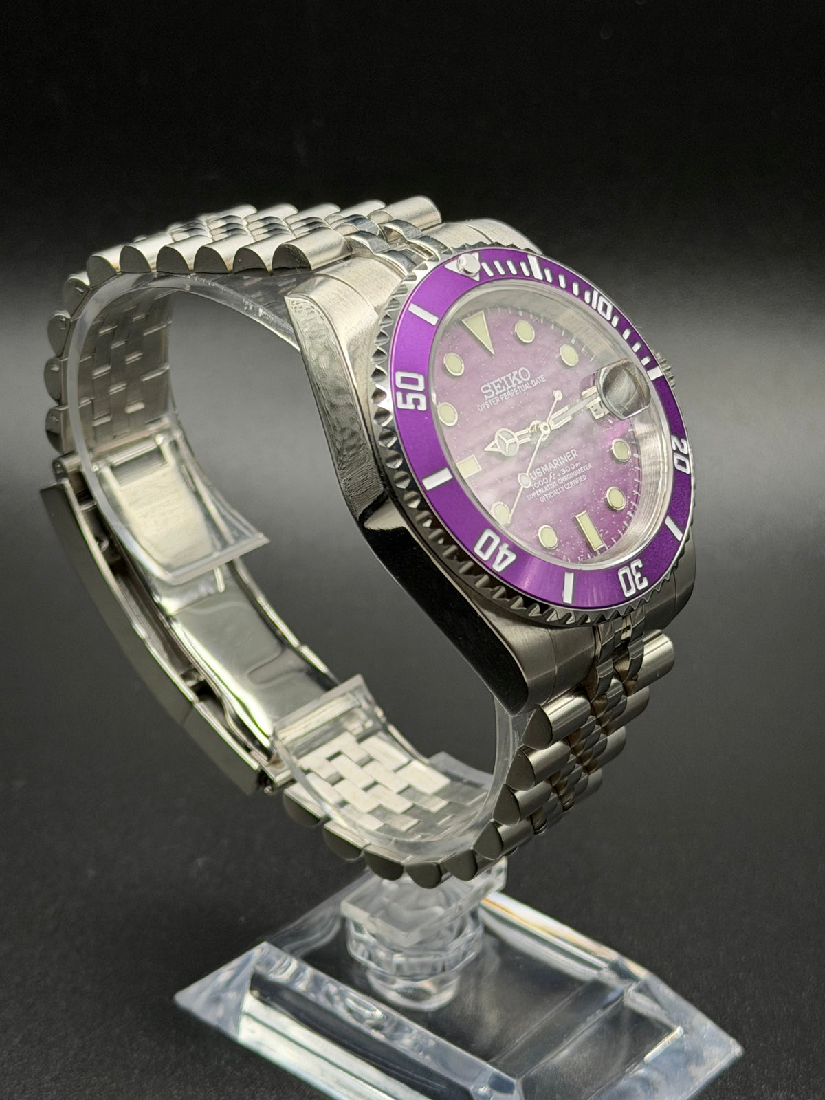 Seiko Submariner Mod ‘Purple’  40mm
