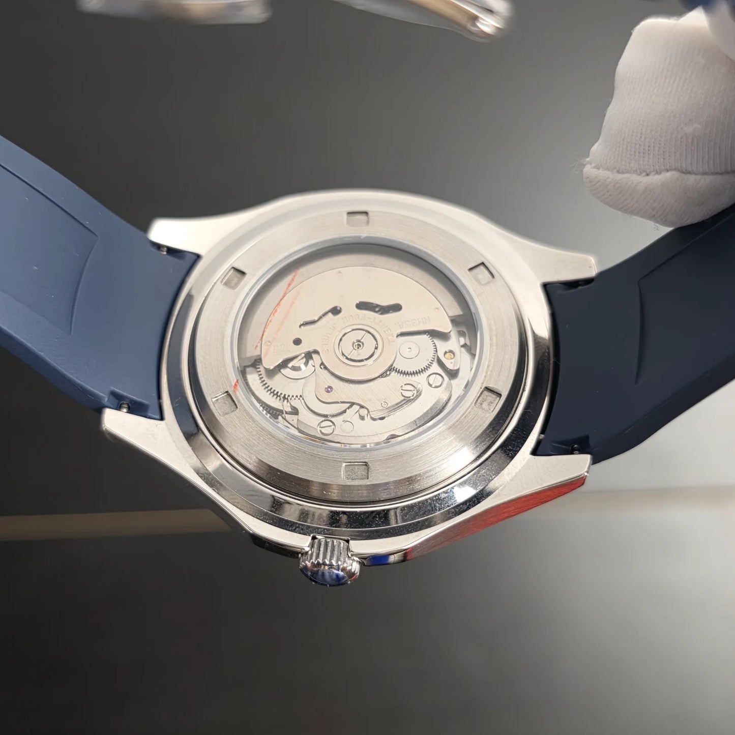 Seiko Aquanaut Mod ‘Steel Blue Dial’ Rubber Strap 40