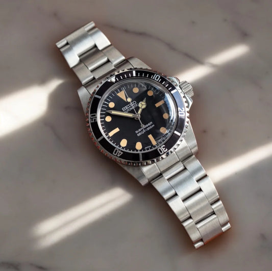 Seiko Mod ‘Vintage Submariner-Black Dial’ 40