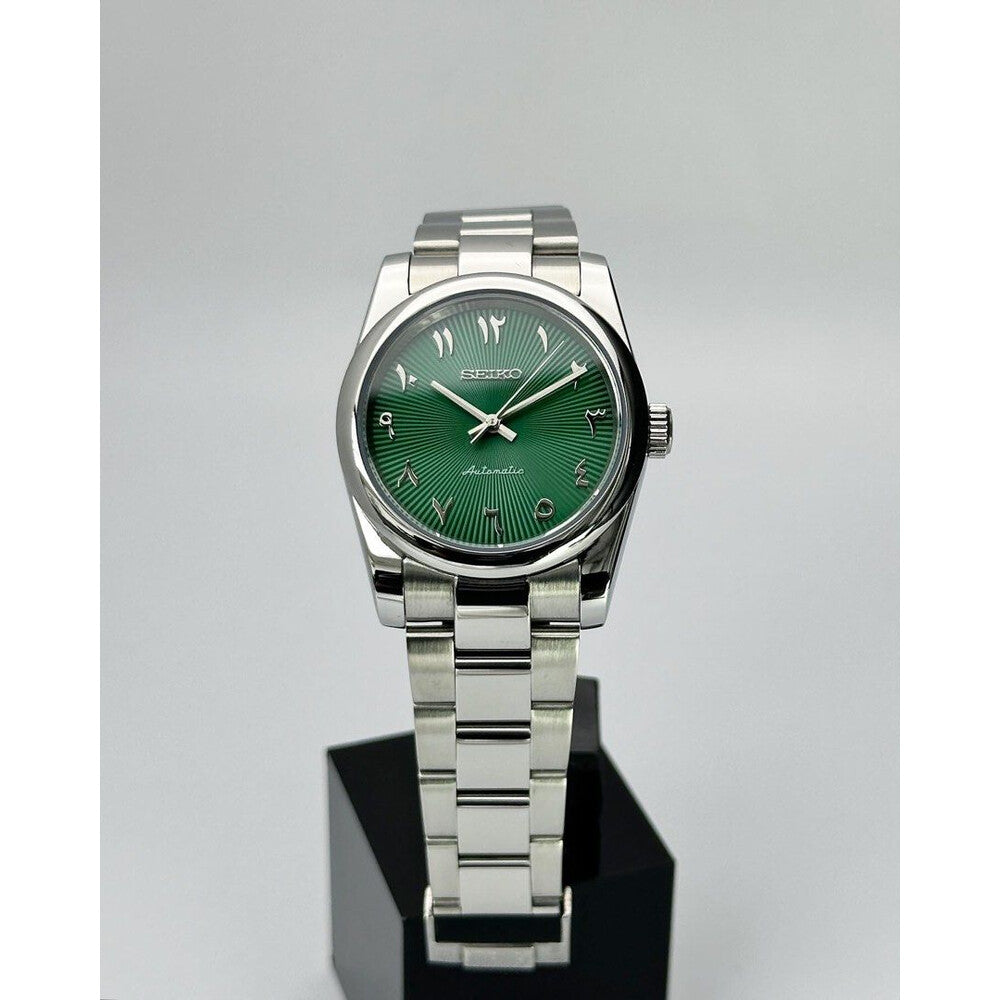 Seiko Oyster Perpetual Mod ‘Green Arabic Dial’ 36/39