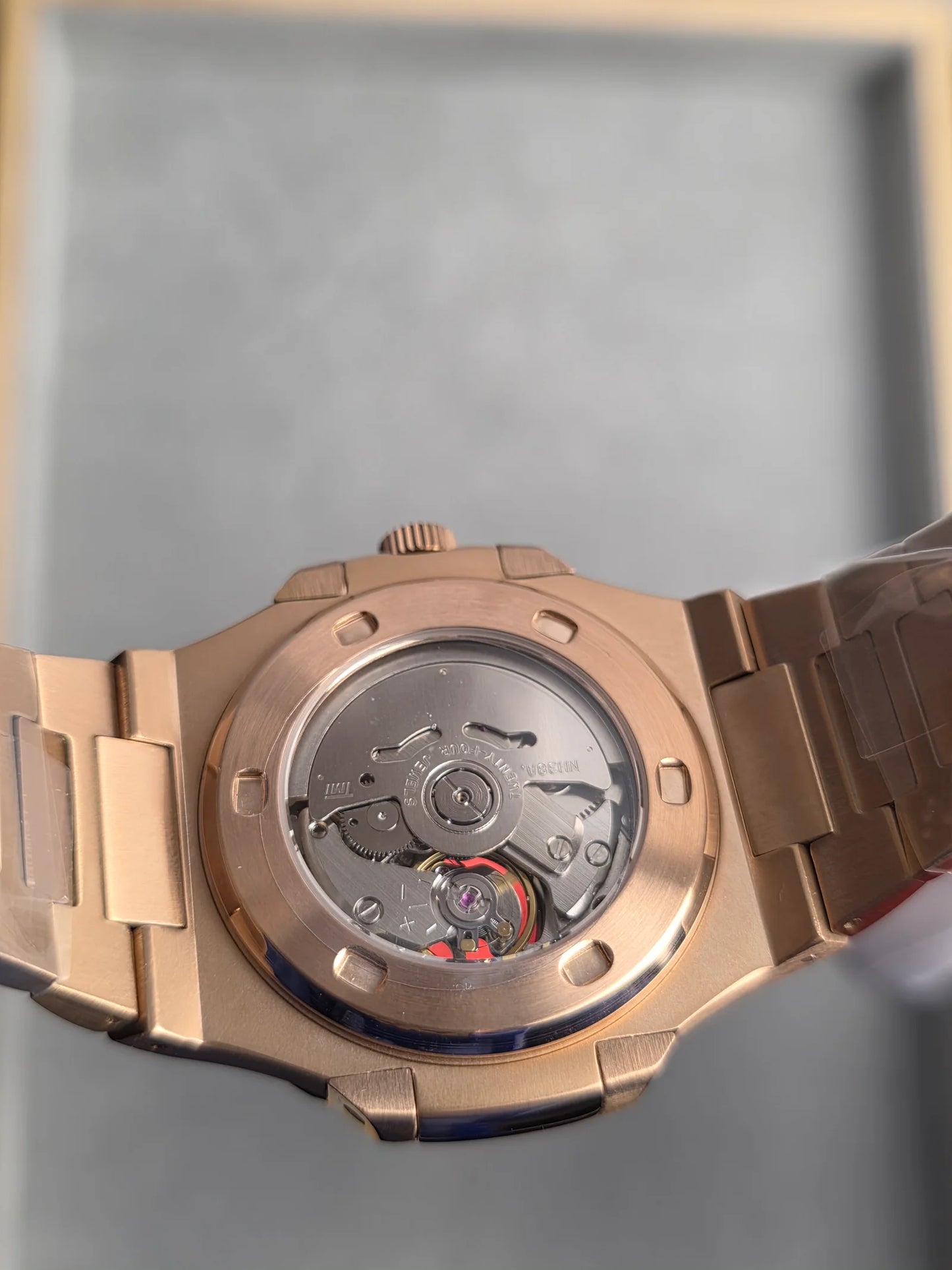 Seiko Nautilus Mod ‘Rose Gold Open Heart’ 40