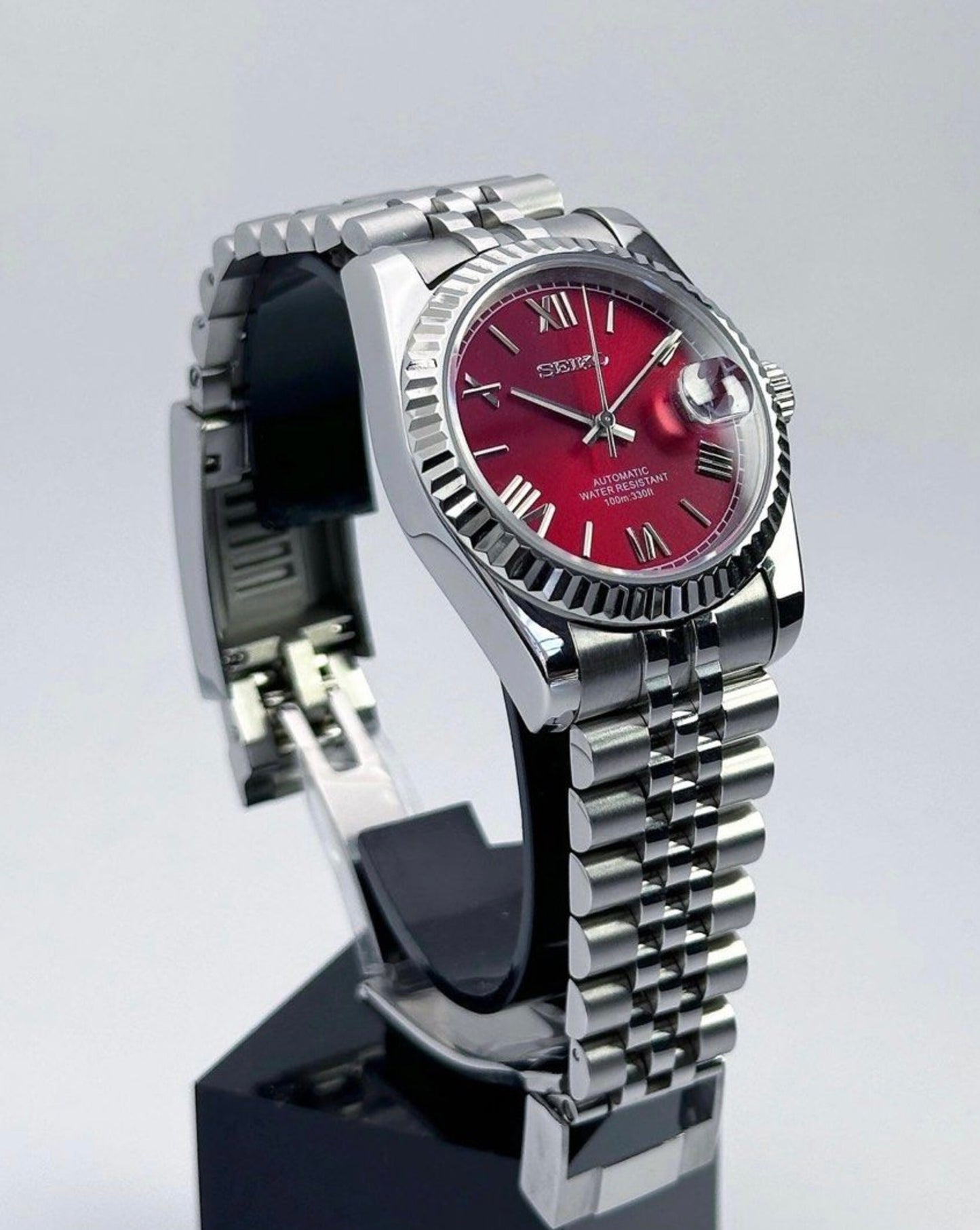 Seiko Datejust Mod ‘Scarlet Red Dial’ 36/39