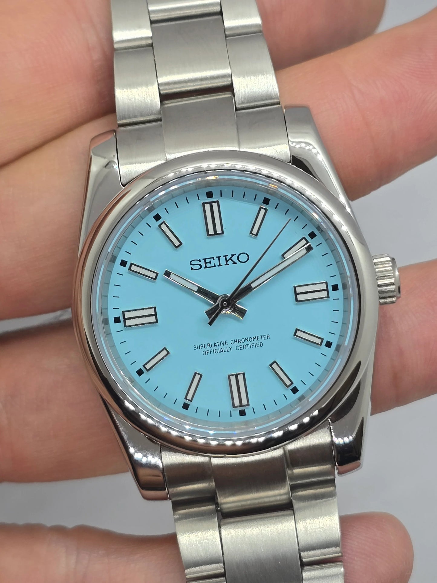 Seiko Oyster Perpetual ‘Tiffany Blue’ 36/39