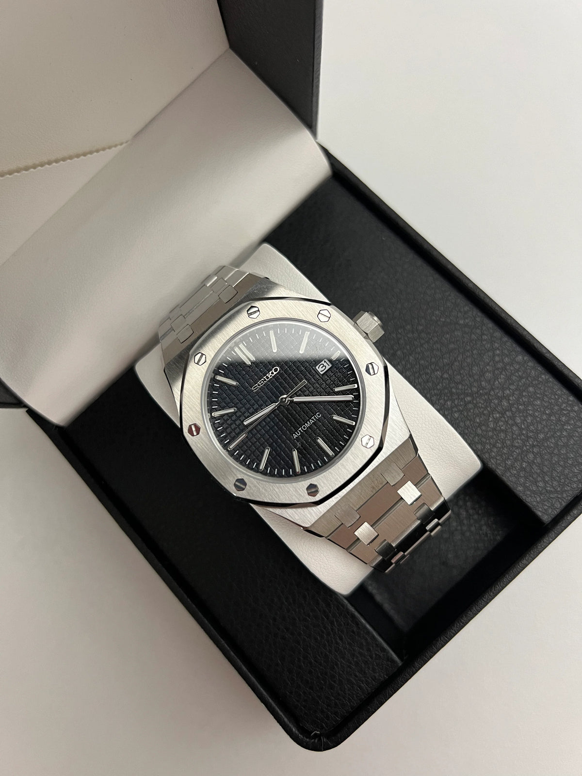 Seiko Royal Oak Mod ‘Black Dial’ 41