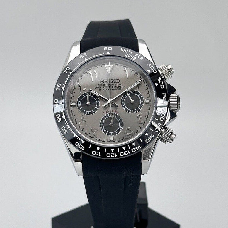 Seiko Daytona ‘Ghost Arabic Dial Rubber Strap’ 40