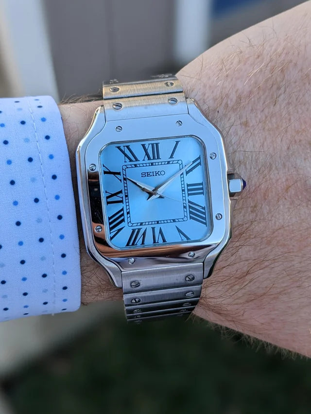 Seiko Santos Mod ‘Ice Blue Dial’ 39