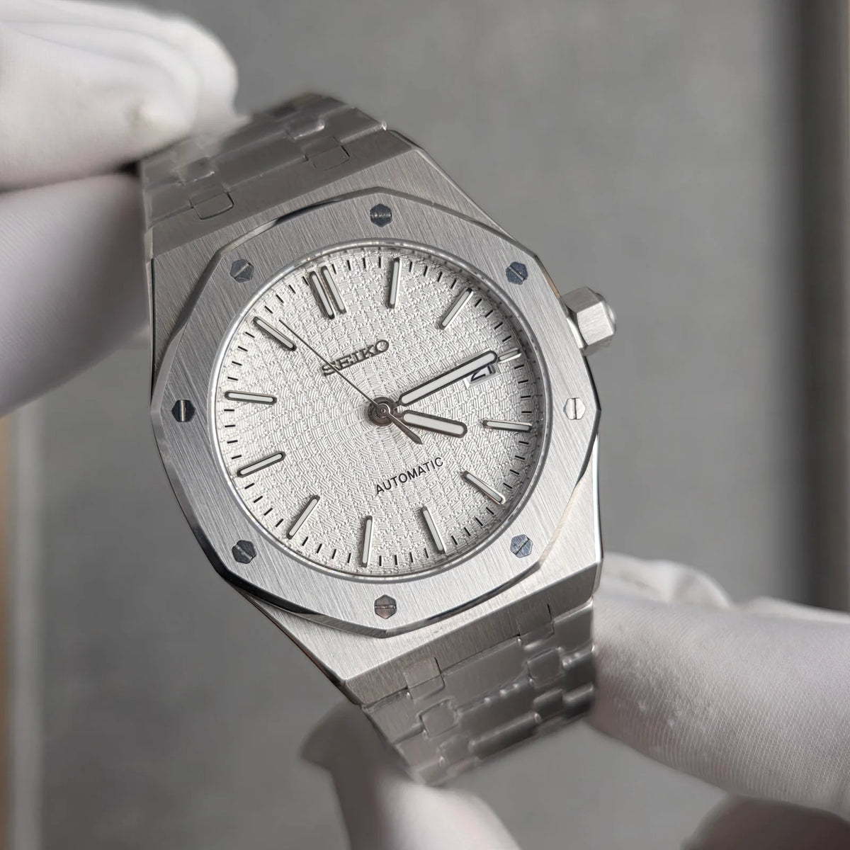 Seiko Royal Oak Mod ‘White Dial’ 41