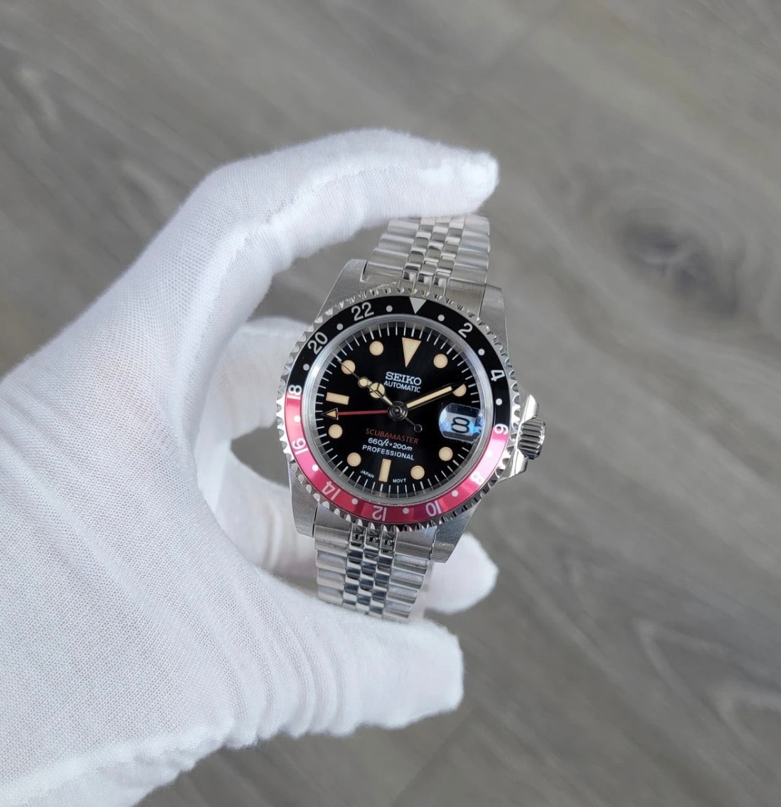 Seiko Scubamaster GMT Mod ‘Coke Bezel’ 40