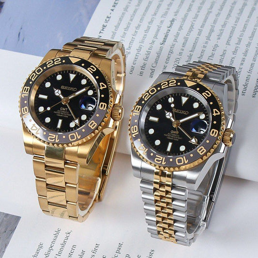 Seiko Bruce Wayne GMT Gold/ Two-Tone 40