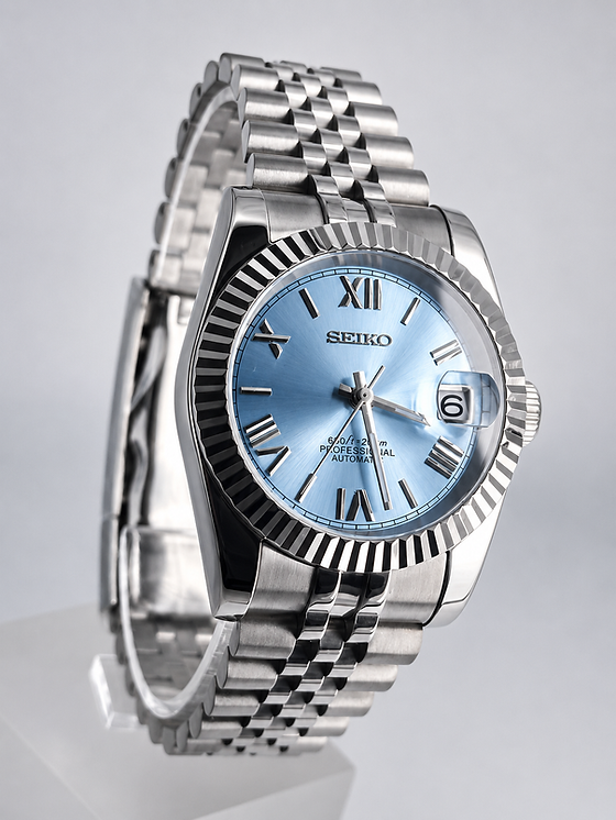 Seiko Date-just ‘Ice Blue Roman Dial’ 36/39
