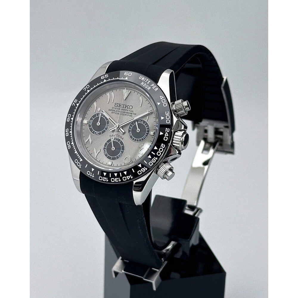 Seiko Daytona ‘Ghost Arabic Dial Rubber Strap’ 40