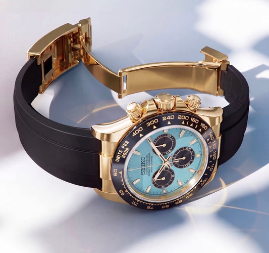 Seiko Daytona Mod Gold Oyster-flex ‘Tiffany Dial’ 40