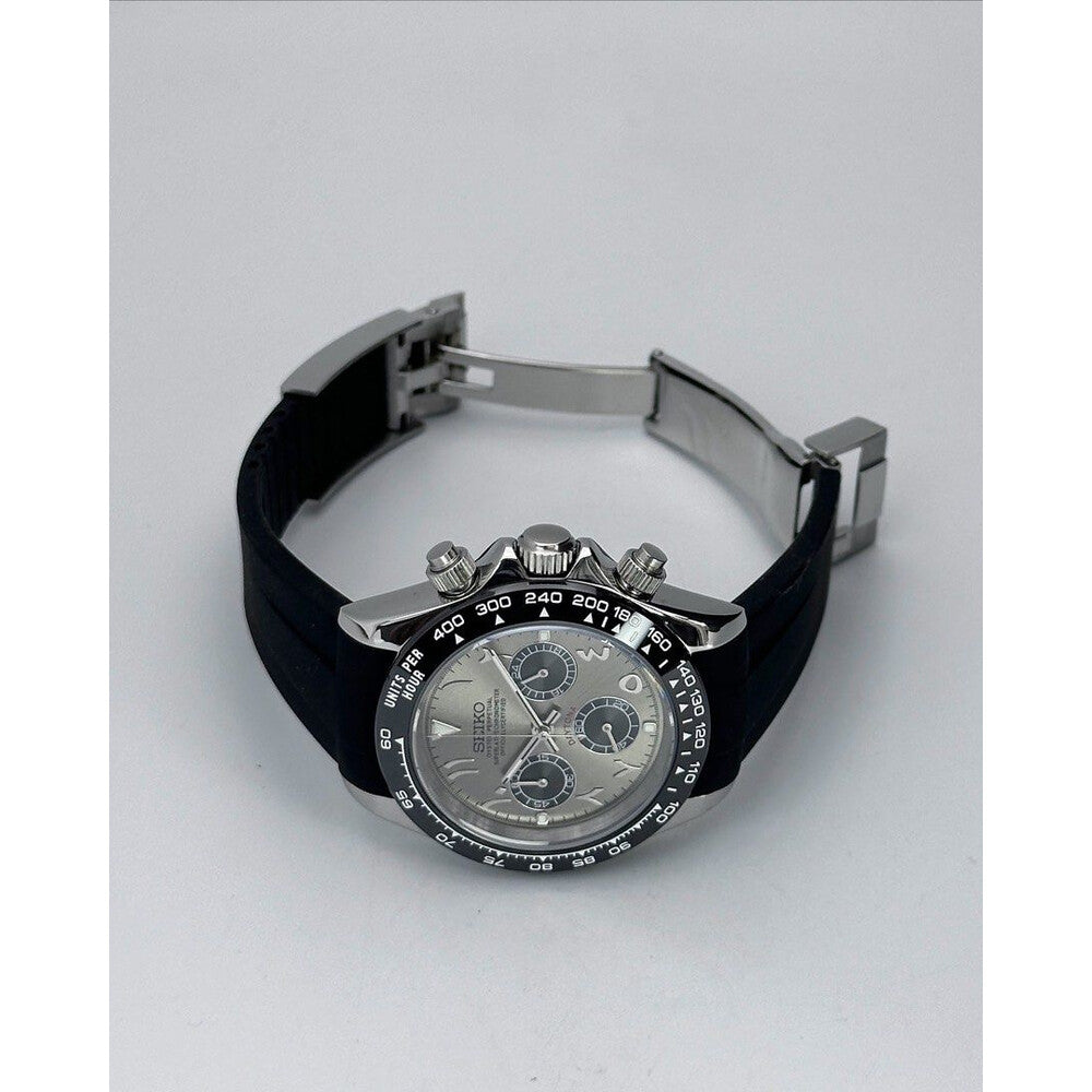 Seiko Daytona ‘Ghost Arabic Dial Rubber Strap’ 40