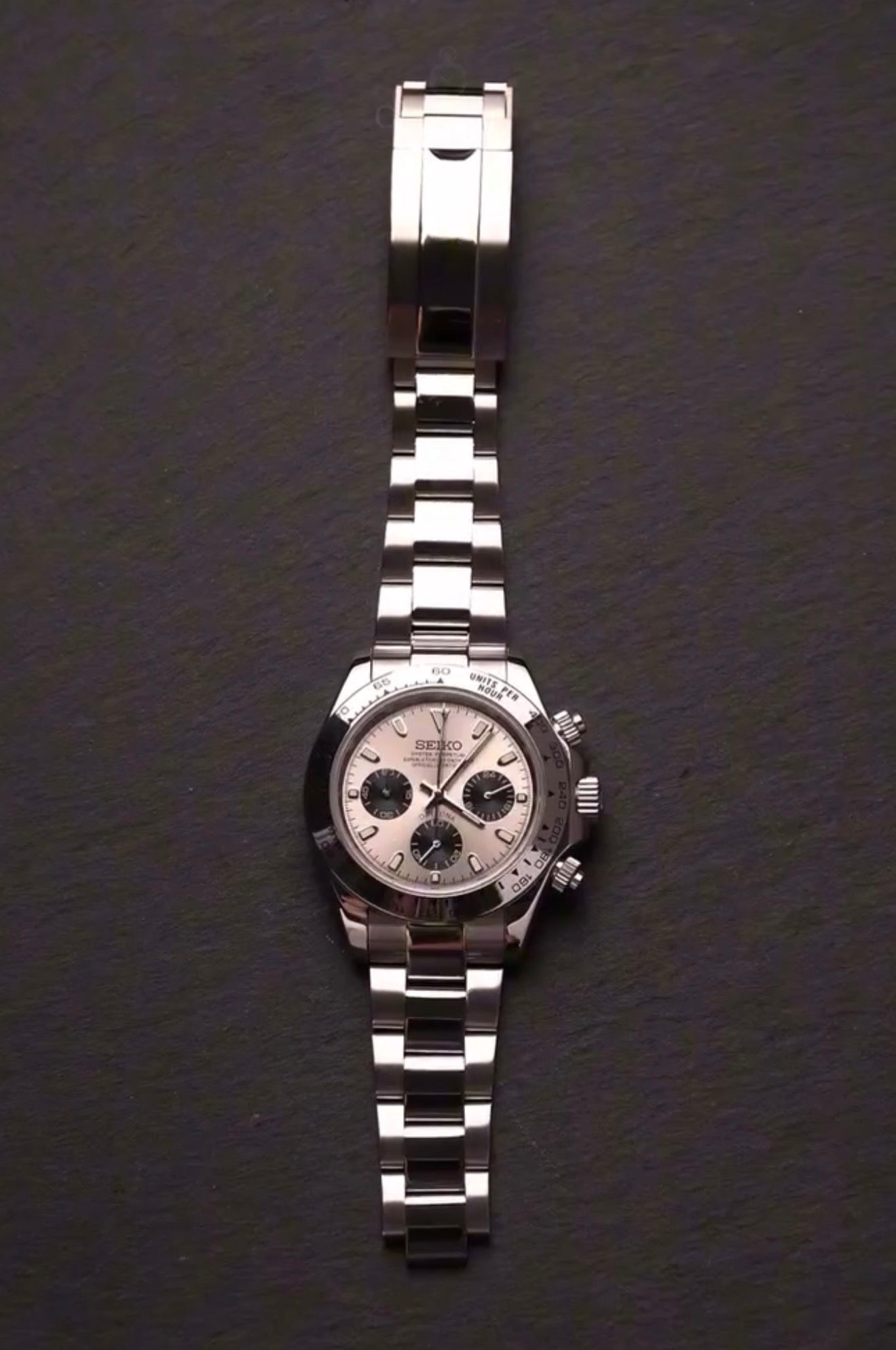 Seiko Daytona Mod ‘White Gold Ghost’ 40mm